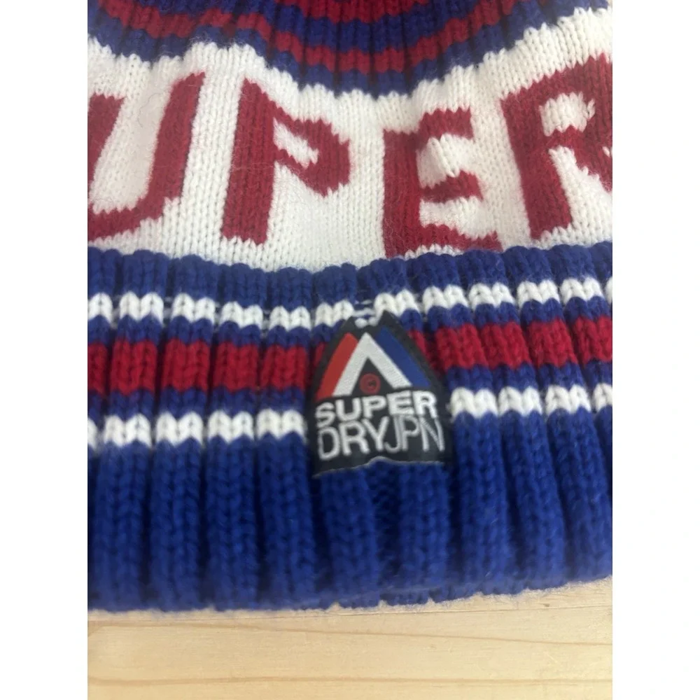 Superdry Beanie‎ Hat Winter Pom Logo Bobble Men's One Size FF15
